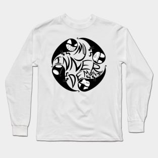 My Inner Demons (Black and White) Long Sleeve T-Shirt